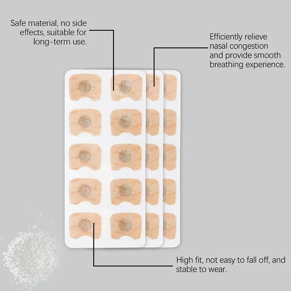 Anti-Snoring Nasal Dilator Set Improve Sleeping Reduce Nasal Congestion Magnetic Nasal Strips Nasal Breathing Dilators Kits 