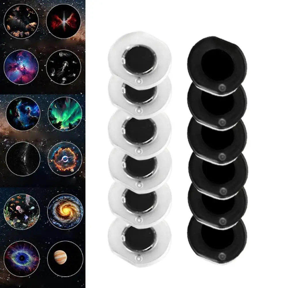 Starry Sky Projector Slides 3-24Pcs Replacement Disc Nebula Simulation Films Wide Angle for Kids Night Light Planetarium New