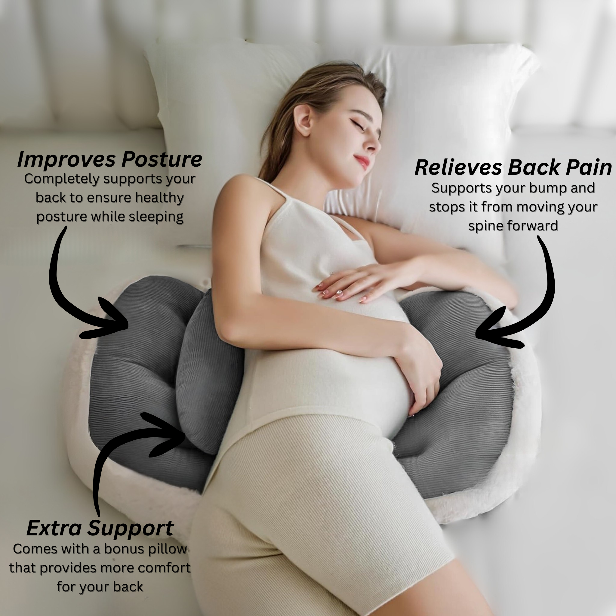 Modern Pregnancy Pillow - The Ultimate Comfort for Aches & Pains