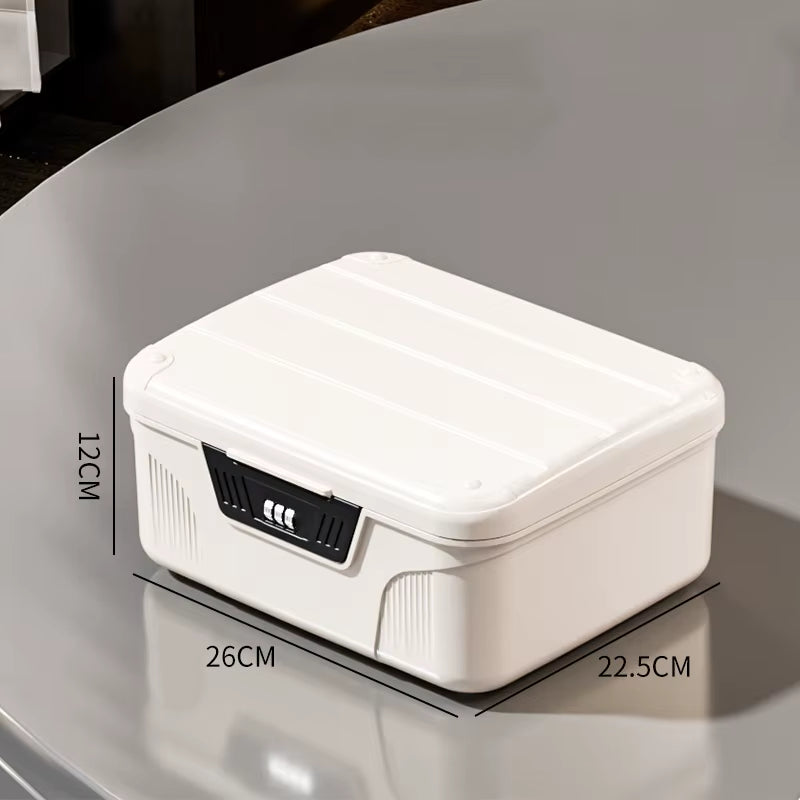 Digital Password Lock Safe Box Passport Medicine Portable Organizer Case Household Cash Jewelry Privacy Security Storage Box