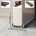 Flexible Door Bottom Sealing Strip Door Gap Soundproofing Wind and Dust Proof Weather Strip under Door Draft Stopper Tape