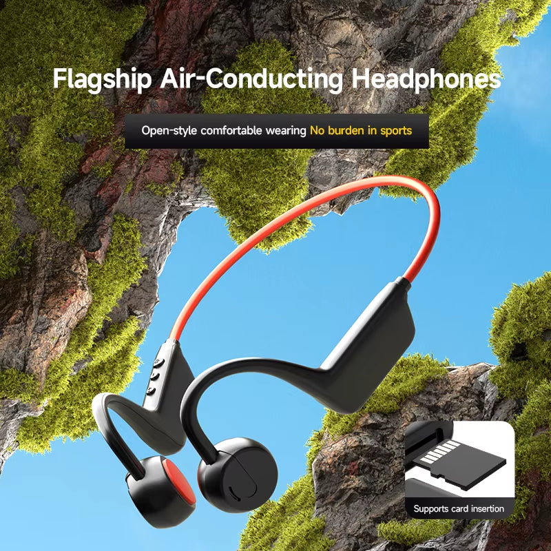 Bone Conduction Headset Wireless Swimming Sports Headphone IPX8 Bluetooth 5.4 with Mic Waterproof Exercise Fitness 2026