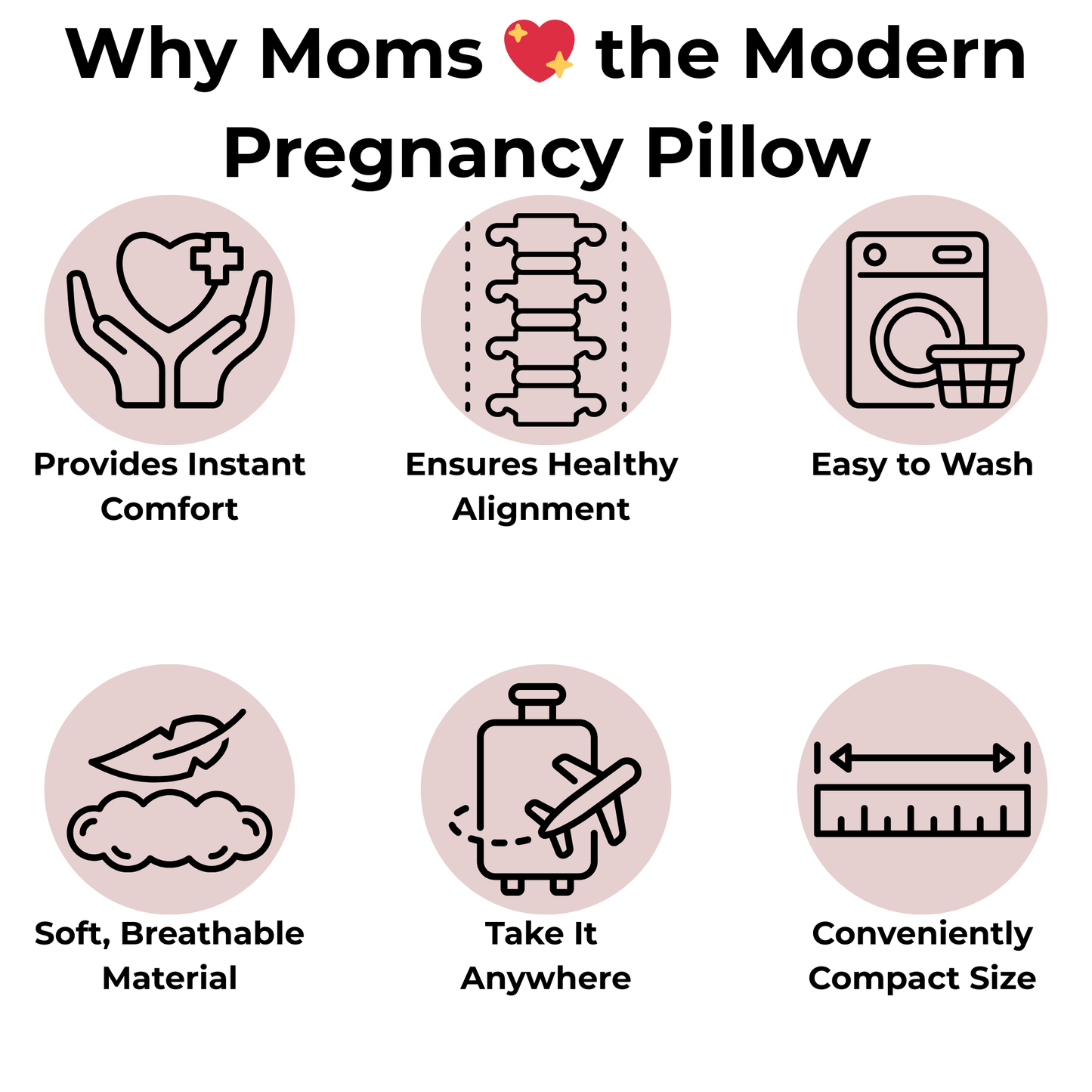 Modern Pregnancy Pillow - The Ultimate Comfort for Aches & Pains