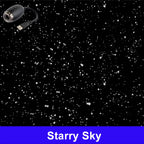Romantic LED Starry Sky Night Light USB Powered Saturn Galaxy Projector Lamp for Car Roof Party Room Ceiling Decor Plug and Play