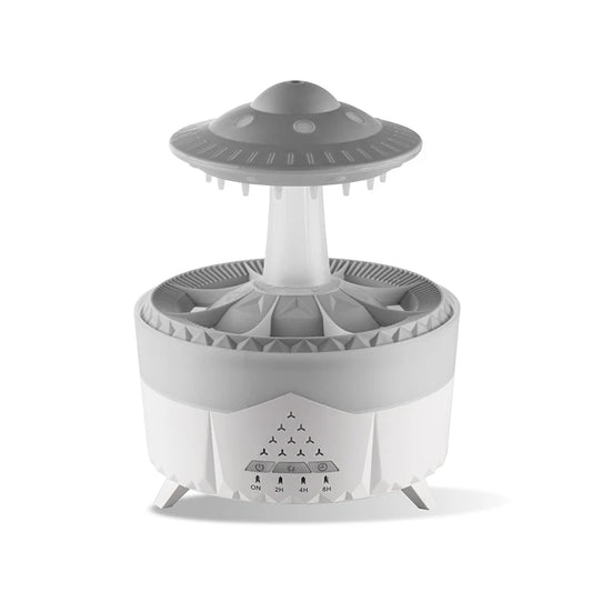 350Ml Aroma Air Humidifier Mini Usb Remote Control Raindrop Colorful Light Aromatherapy Room Rain Cloud Aroma Oil Diffuser