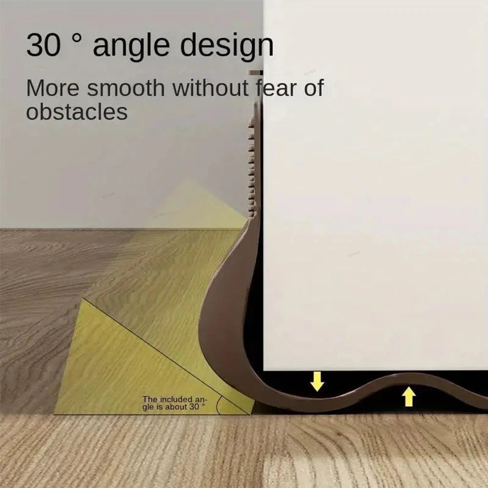 Flexible Door Bottom Sealing Strip Door Gap Soundproofing Wind and Dust Proof Weather Strip under Door Draft Stopper Tape