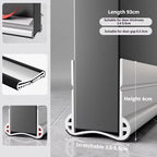 Flexible Door Bottom Sealing Strip Door Gap Soundproofing Wind and Dust Proof Weather Strip under Door Draft Stopper Tape