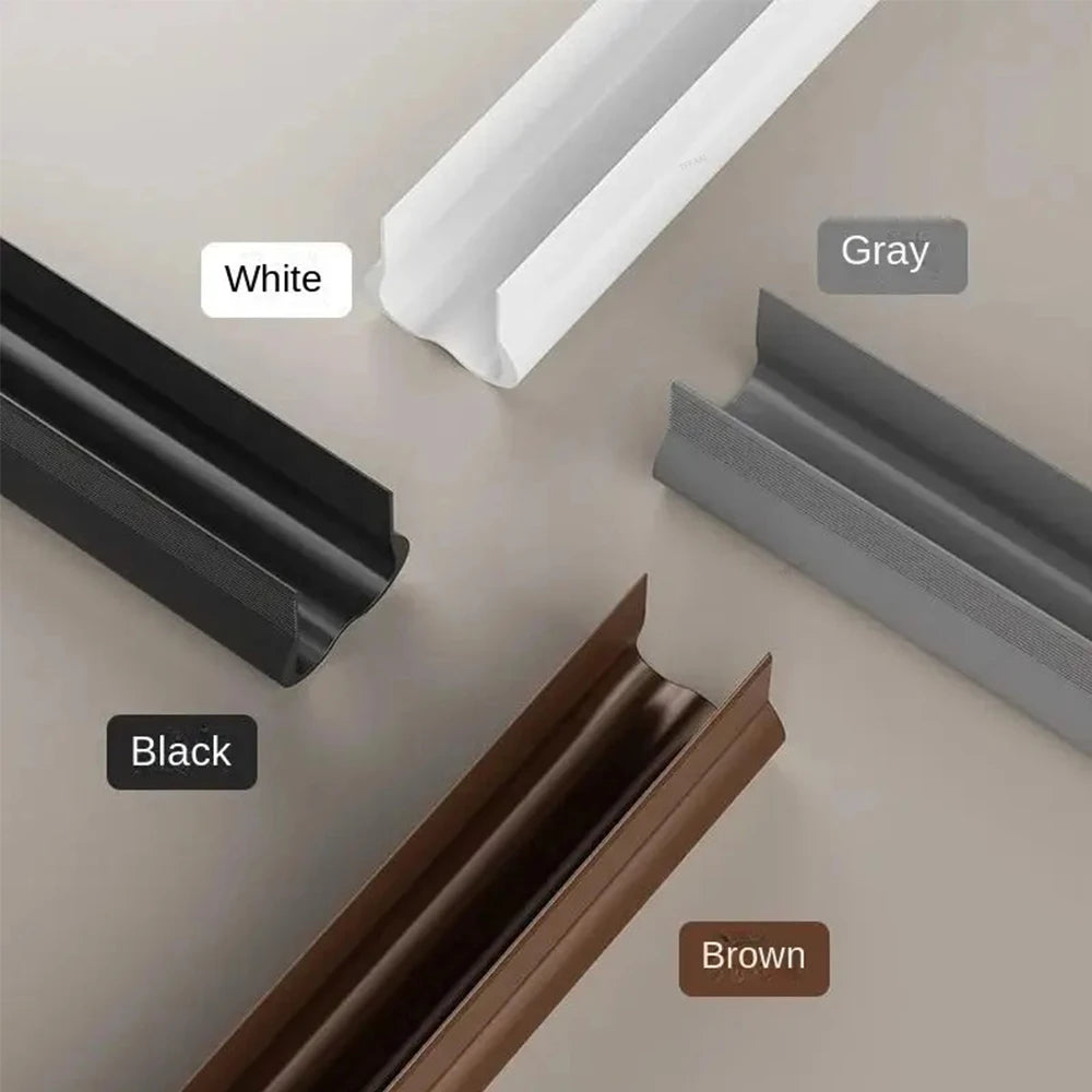 Flexible Door Bottom Sealing Strip Door Gap Soundproofing Wind and Dust Proof Weather Strip under Door Draft Stopper Tape